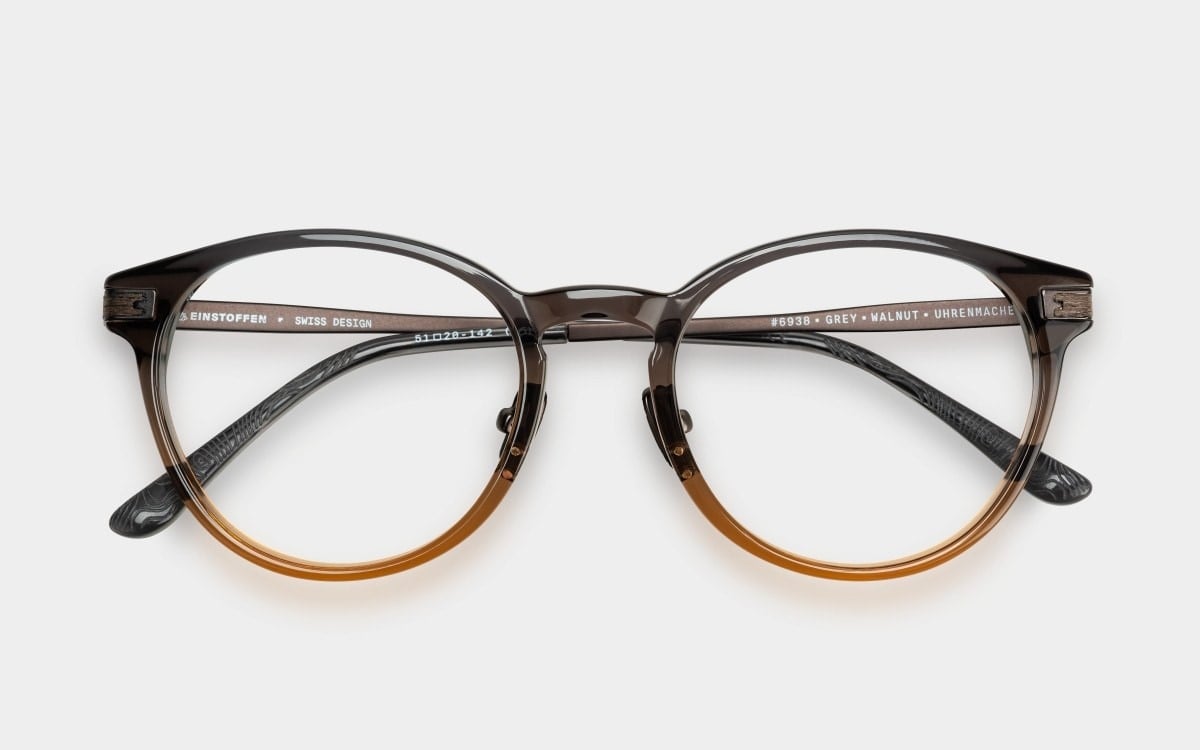 Einstoffen Uhrenmacher 6938 Grey & Walnut 51-20-142, cor Cinzento e nogueira